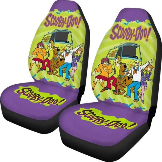 Discover Scooby-Doo Mystery Machine Car Seat Cover, Cartoon Design