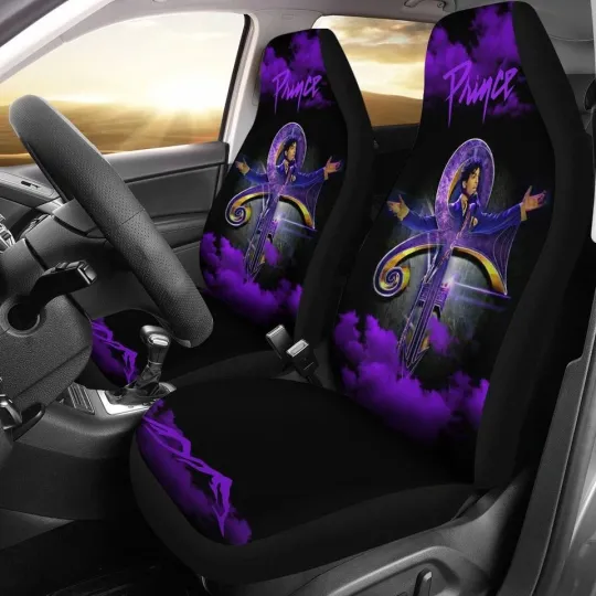 Discover Prince Car Seat Cover - Music Legend Auto Protector - Stylish Car Interior Decor