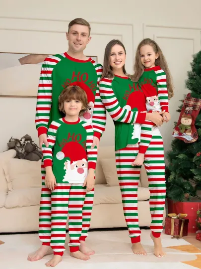 Discover UK Family Matching Christmas Pajama Set for Adults and Kids