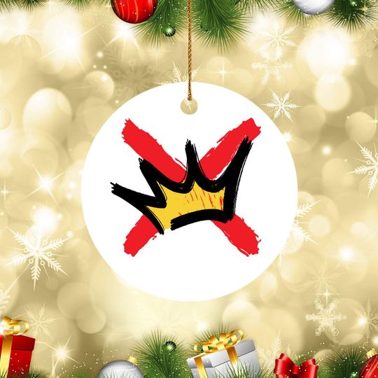 No Kings Keepsake Ornament, No Kings In America, Keepsake,Anti trump Ornament, Protest Ornament, Political Gift, Pro Democracy Ornament