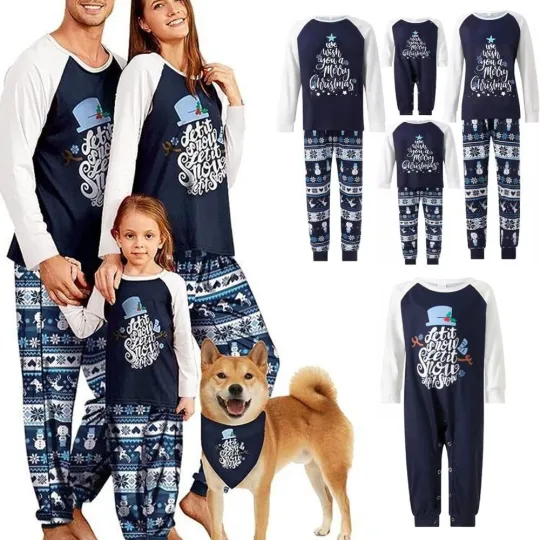 Discover Christmas Family Matching Pajama Set for Adults and Kids Sleepwear