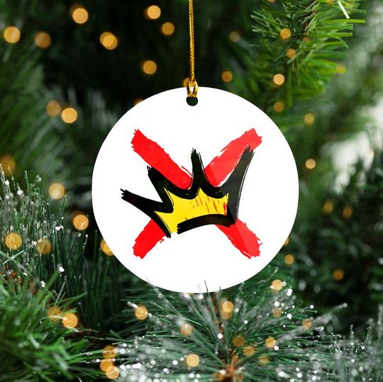 No Kings Keepsake Ornament, No Kings In America, Keepsake,Anti trump Ornament, Protest Ornament, Political Gift, Pro Democracy Ornament