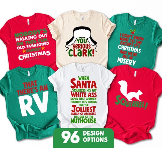 Discover Christmas Vacation Family Matching Shirt: National Lampoons Holiday Tee, Christmas Story Movie Themes