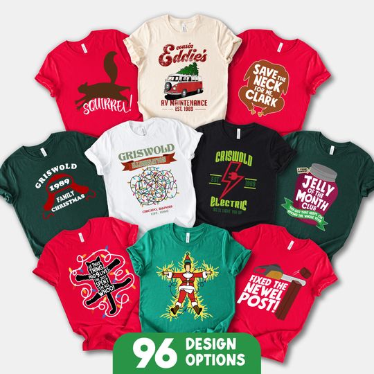 Discover Christmas Vacation Shirt  Funny Griswold Family Tee, Matching Holiday Group T-Shirt