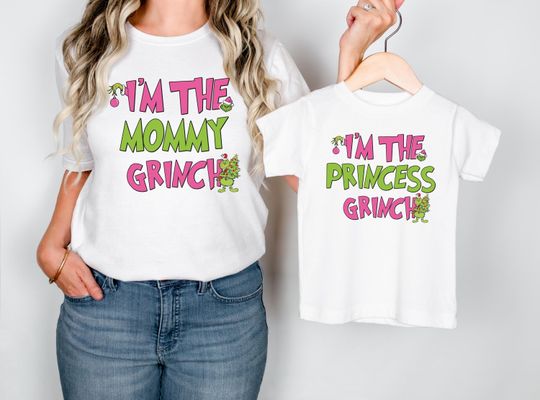 Discover Custom funny character Family Christmas Shirt, Matching Group Tee