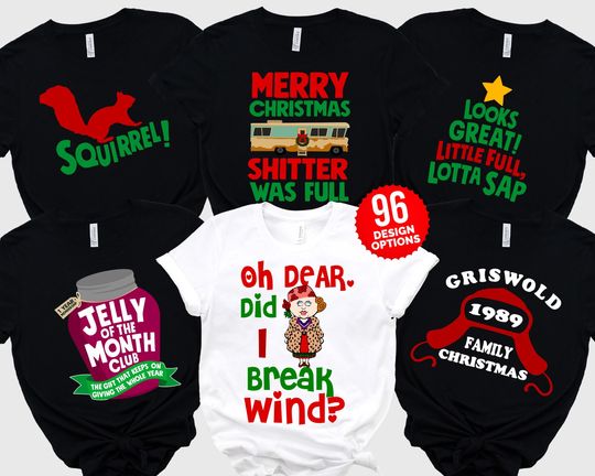 Discover National Lampoons Christmas Vacation 96 Options Shirt: Matching Group Tshirt