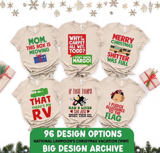 National Lampoons Christmas Vacation Shirt, Matching Family Christmas Tee