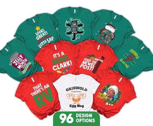 Discover Christmas Vacation Shirt: National Lampoons Funny Griswold Family Tee, Matching Group Outfit