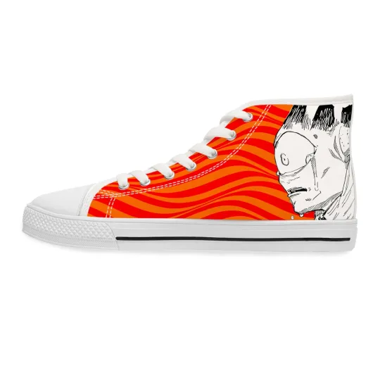 Discover Fire Women High Top Sneakers Shoes JJK anime manga jogo fan art Cursed Spirit