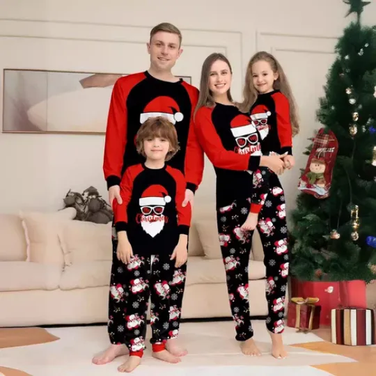 Discover Family Matching Christmas Pajama Set for Adults and Kids
