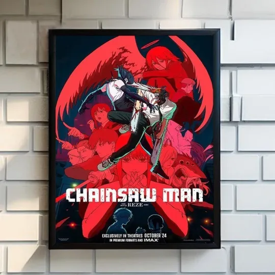 Discover HOT Chainsaw The Movie Reze Arc In Theater October 24 2025 Poster