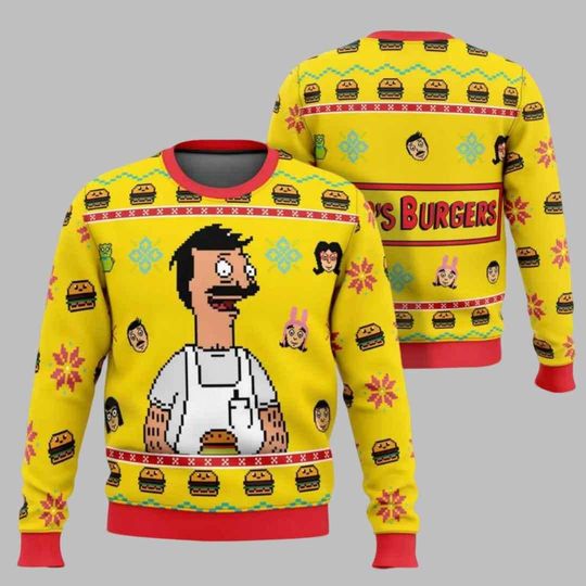 Simpsons Homer Ugly Christmas Sweater, Ho Ho Homer Sweater, Cartoon Movie Xmas Sweater