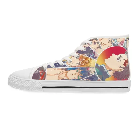 Discover Women High Top Sneakers shoes demon fan art anime manga streetwear