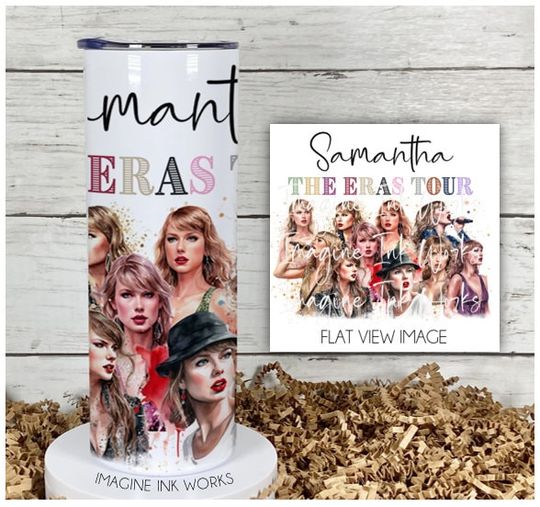 Discover Tumbler Taylor Concert Tumbler Swift Albums 20oz Skinny Tumbler - Eras Design Tour Waterbottle Stainless Steel Water Bottle Cup Mug