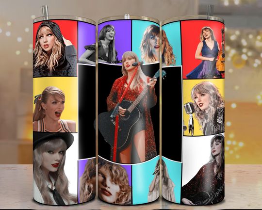 Discover Pop Singer Tumbler Wrap: 20oz PNG Digital File