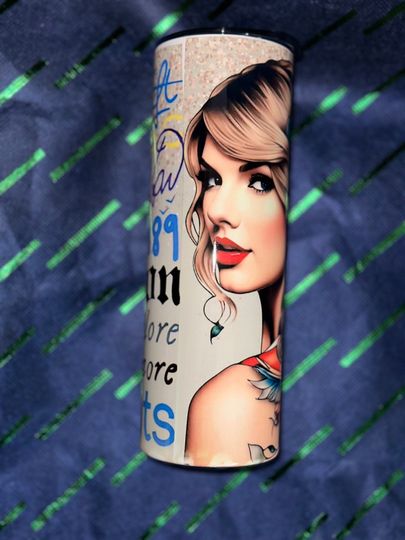 Discover 20 oz Metal Hot/Cold  tumbler With Straw Taylorr Swifts