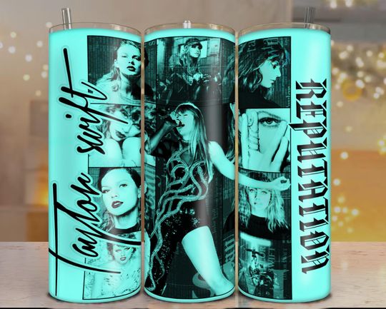 Discover Pop Singer Tumbler Wrap: 20oz PNG & PDF Digital Files - Pack of 2