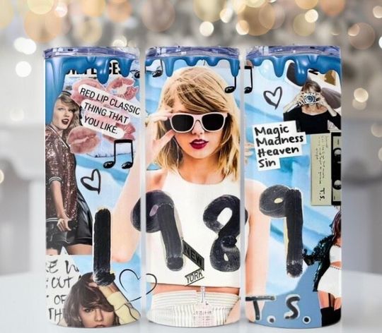 Taylorr Swifts 20 oz custom Tumbler