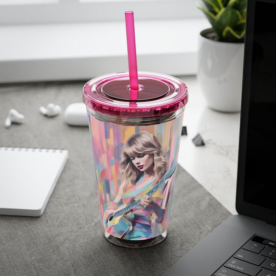 Discover Taylor Tumbler: Insulated 16oz Water Sipper with Flex Straw