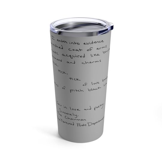 Discover Chairman Of The Tortured Poets Department - Tumbler 20oz - Alls Fair in Love and Poetry, Gift for taylor version, Taylorr Swifts Fan