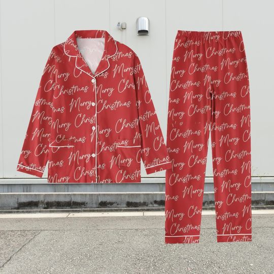 Discover Merry Christmas Pajamas Set, Family Matching Christmas Pajamas, Cute Holiday PJs For Women Men Kids, Festive Winter Pajama Outfit