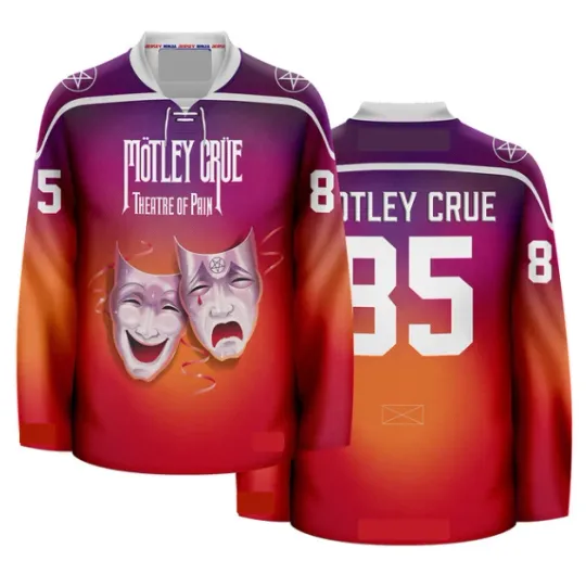 Discover Mottley Crue Theatre Of Pain Sub Hockey Jersey