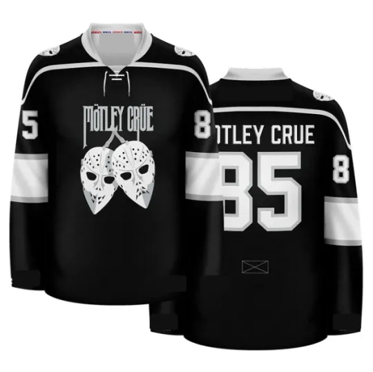 Discover Mottley Crue Theatre Of Hockey Black Hockey Jersey