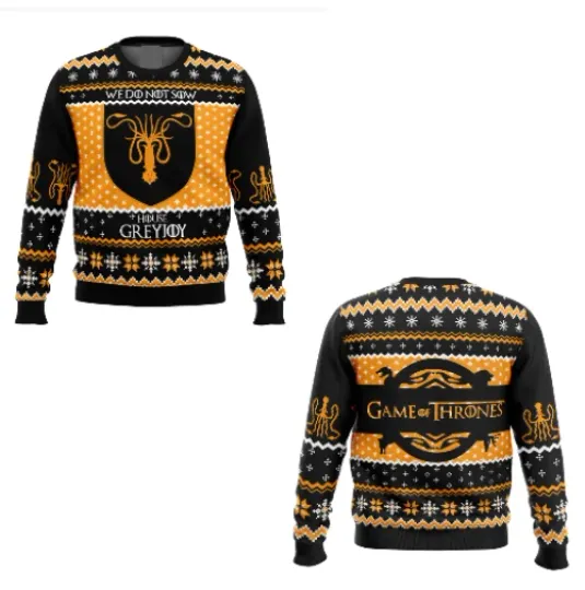 Discover Game Of Throne House Greyjoy Ugly Sweater