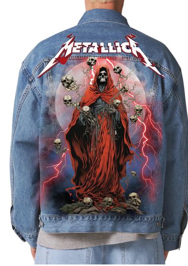 Discover Hand-Painted Custom Denim Jacket: Wearable Art