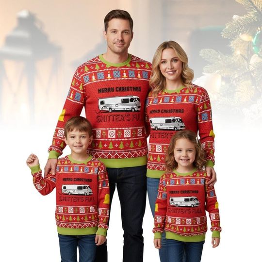 Discover Christmas Vacation Ugly Christmas Sweater, RV Sweater, Holiday Gift For Men Women, Xmas Funny Gift, Funny National Lampoon Sweater