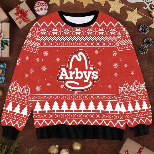 Discover Arby's Ugly Sweater - Roast the Holidays in Style,  Cozy and Fun Holiday Apparel