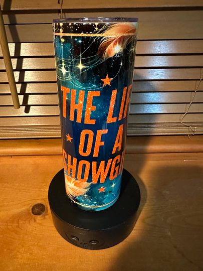 Discover Life of a Showgirl Theme 20oz Skinny Stainless Steel Tumbler