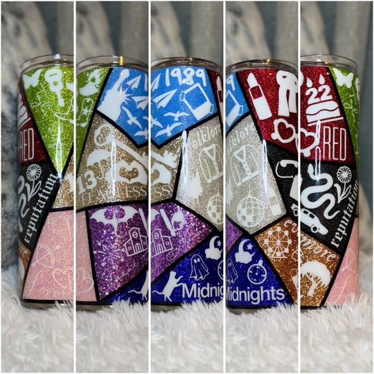 Discover taylor version Eras Icon Glitter Tumbler