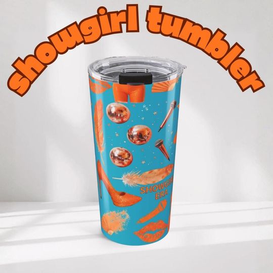 Discover Pop Singer TS Inspired Wrap Showgirl Tumbler 20oz, Stanley Swift or Flip top 20 oz water bottle
