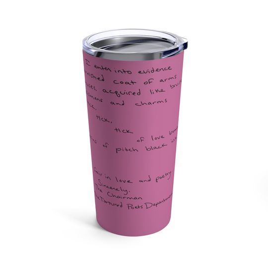 Discover Chairman Of The Tortured Poets Department - Tumbler 20oz - Alls Fair in Love and Poetry, Gift for taylor version, Taylorr Swifts Fan