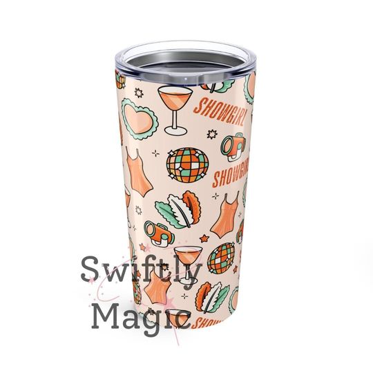 Discover In My Showgirl Era Tumbler 20oz | Showgirl Icons Insulated Cup | Album Release Party Tumbler | Listening Party Gift | Music Fan Gift