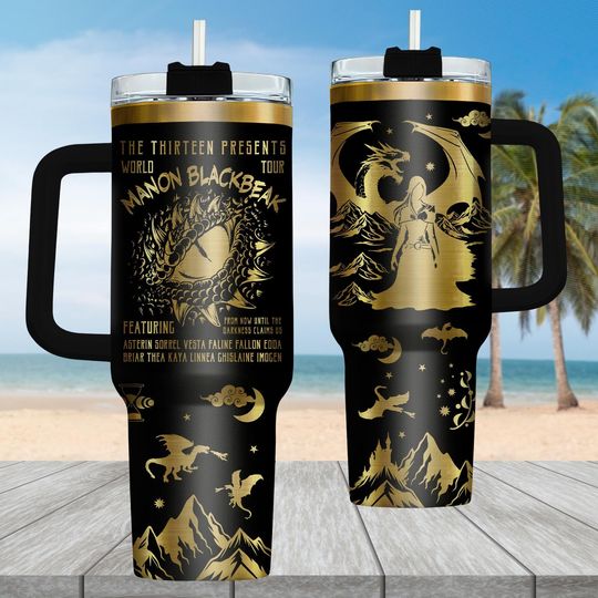 Throne of Glass Engraved Tumbler, Fantasy Bookish Cup For Fan, Sarah J Maas 40oz Tumbler, Assassin Reader Drinkware Tumbler