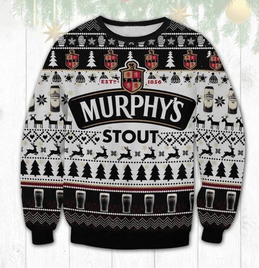 Discover Murphy's Stout Ugly Christmas Sweater - Festive Beer Lover's Holiday Sweater