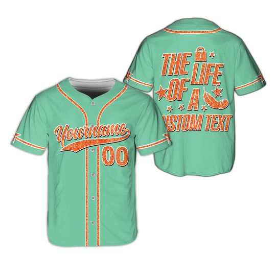 Discover Custom Glitter Print Baseball Jersey, The Life Of A Baseball Jersey, Custom Name and Number Shirt, Winter Tour 2025 Jersey For All Ages