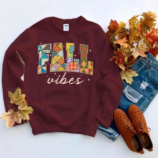 Retro Fall Vibes Unisex Sweatshirt Hoodie, Preppy Floral Fall Pumpkin, Pumpkin Lace