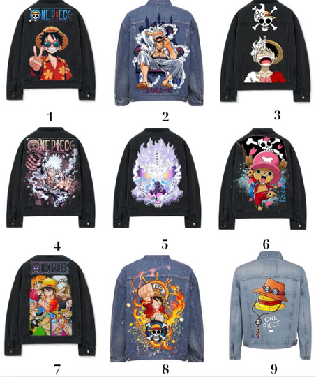 Anime Denim Jacket: Custom Personalized Clothing, Gift for Disney Fans