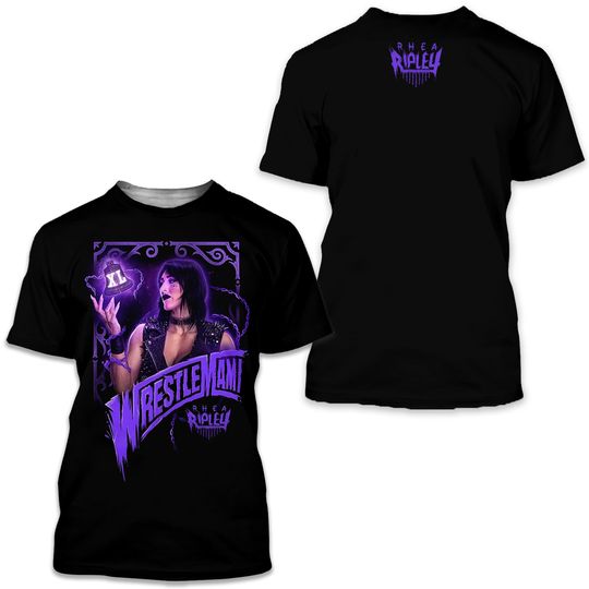 Rhea Ripley Wrestlemania 3D T-shirt 2025