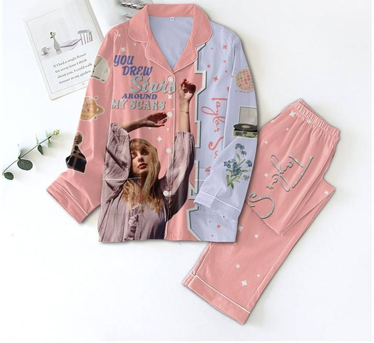 Discover Swift You Drew Stars Around My Scars Pajamas Set