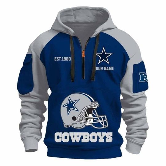 2025 Cowboys Est 1960 Quarter Zip Hoodie