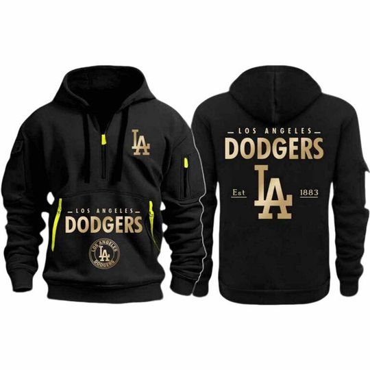 2025 Dodgers Est 1883 Quarter Zip Hoodie