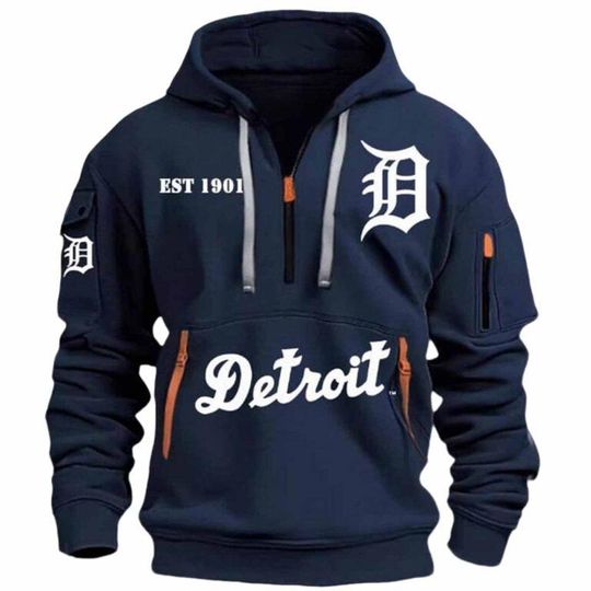 2025 Tigers Est 1901 Quarter Zip Hoodie