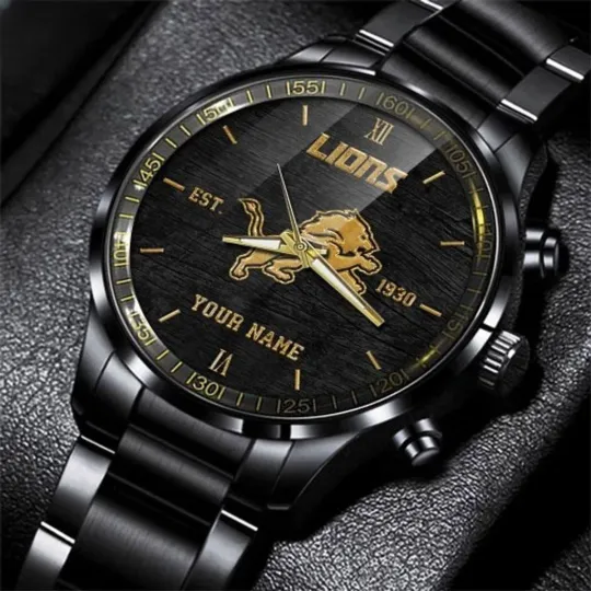 Discover Lions Custom Name Watch