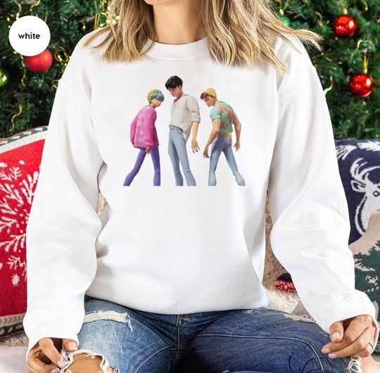 Discover Animated Fashion Characters Sweatshirt, Playful Pop Culture Hoodie, Youth Fashion Statement, Unique Cartoon Apparel for Lovers