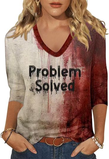 Discover Halloween Sleeve Shirts Fall Halloween Funny Skull Graphic Length Sleeve Top Spooky Season Tees