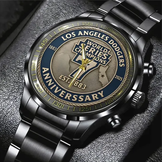 Discover Lost Angels Dodger 2025 Black Stainless Steel Watch
